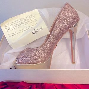 Glittery Pink Stillettos
